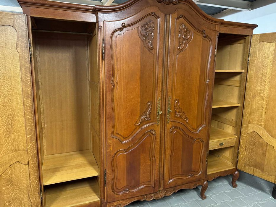 Szafa czterodrzwiowa Ludwik szafa drewniana dąb