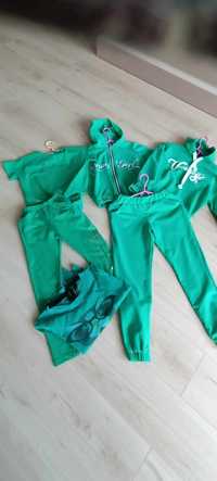 Zestaw zielonych ubrań