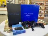 Konsola PlayStation 2 FAT SCPH-39004 + kontroler, pudełko, karta
