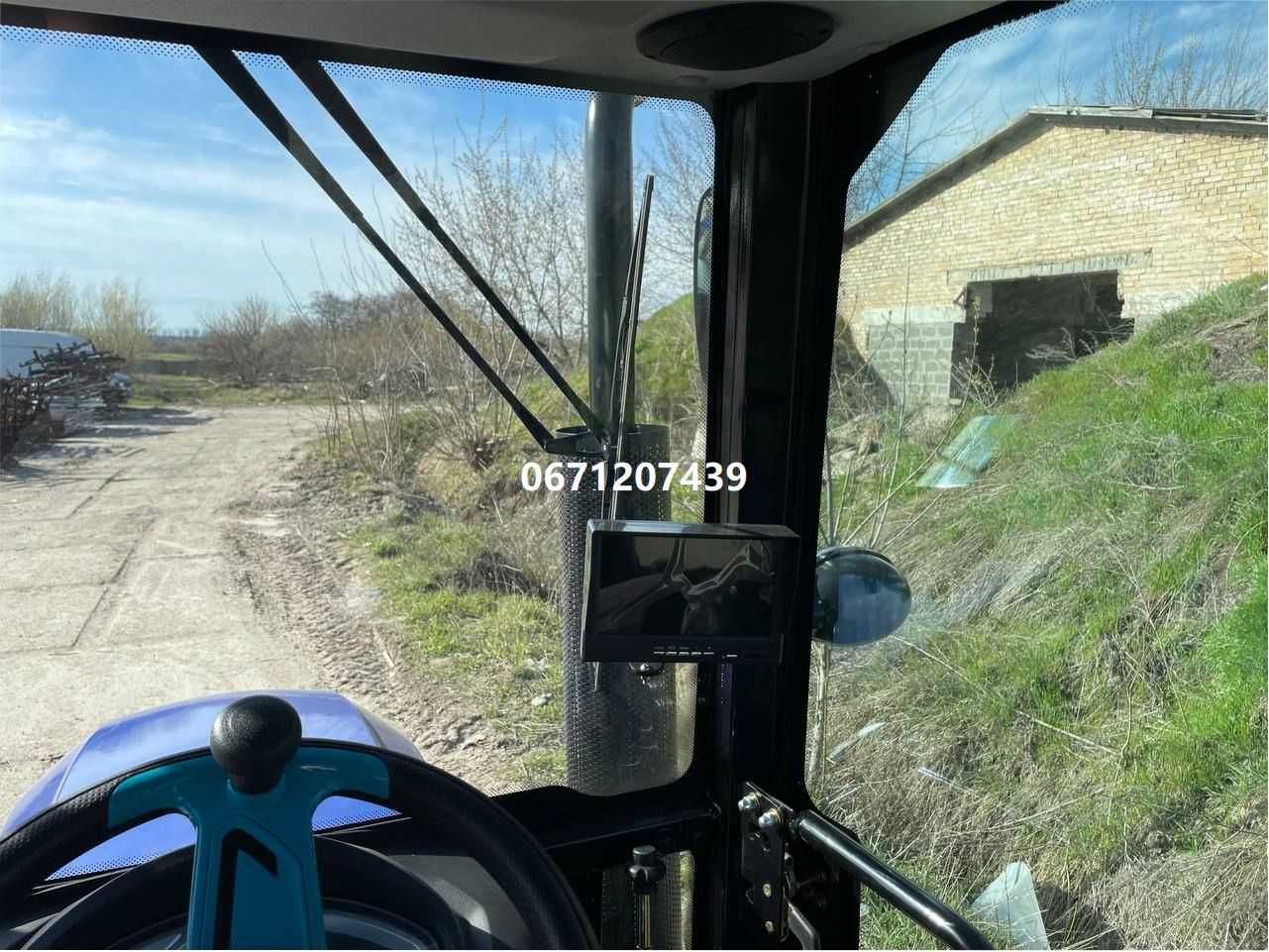 Мінітрактор Файтер Т-404СRD з кабіною  реверс примусова гідравліка