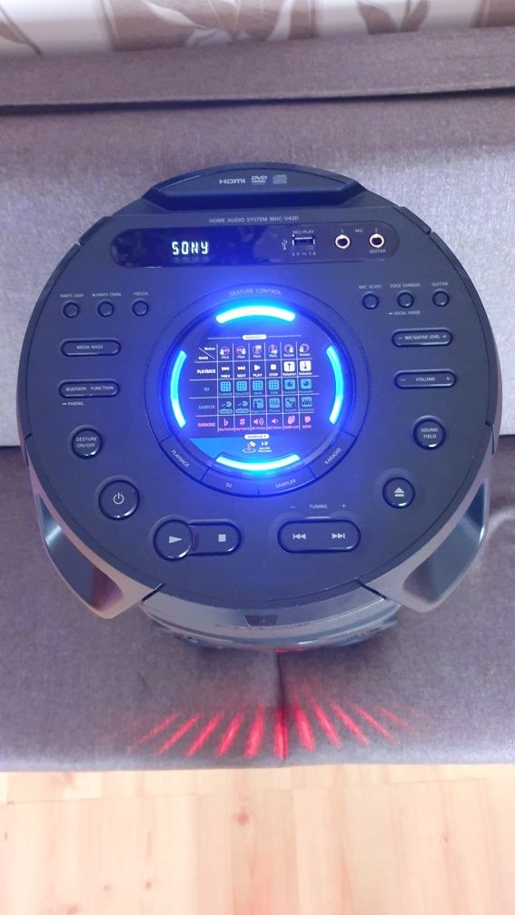 SONY MHC-V43D zestaw audio Bluetooth, CD, DVD