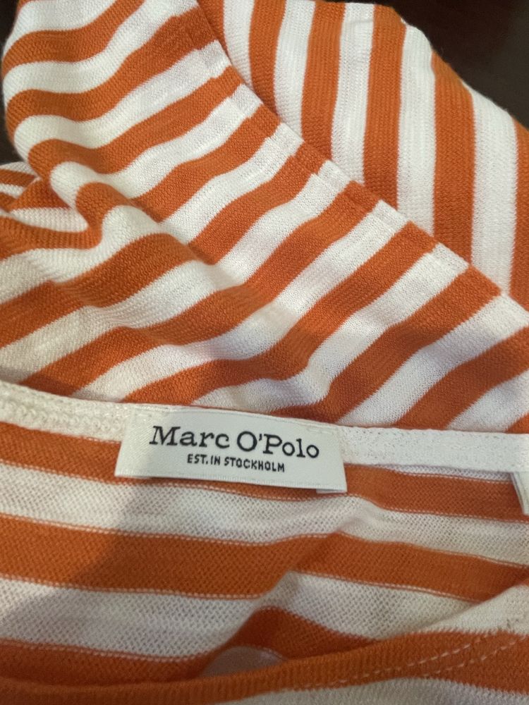 Футболка Marc O’ Polo в помаренчеву полоску