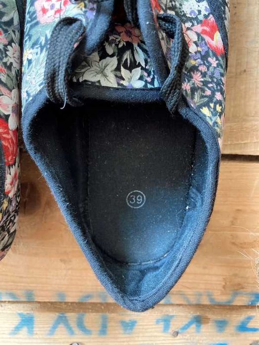 Tenisówki trampki w kwiaty hippie boho