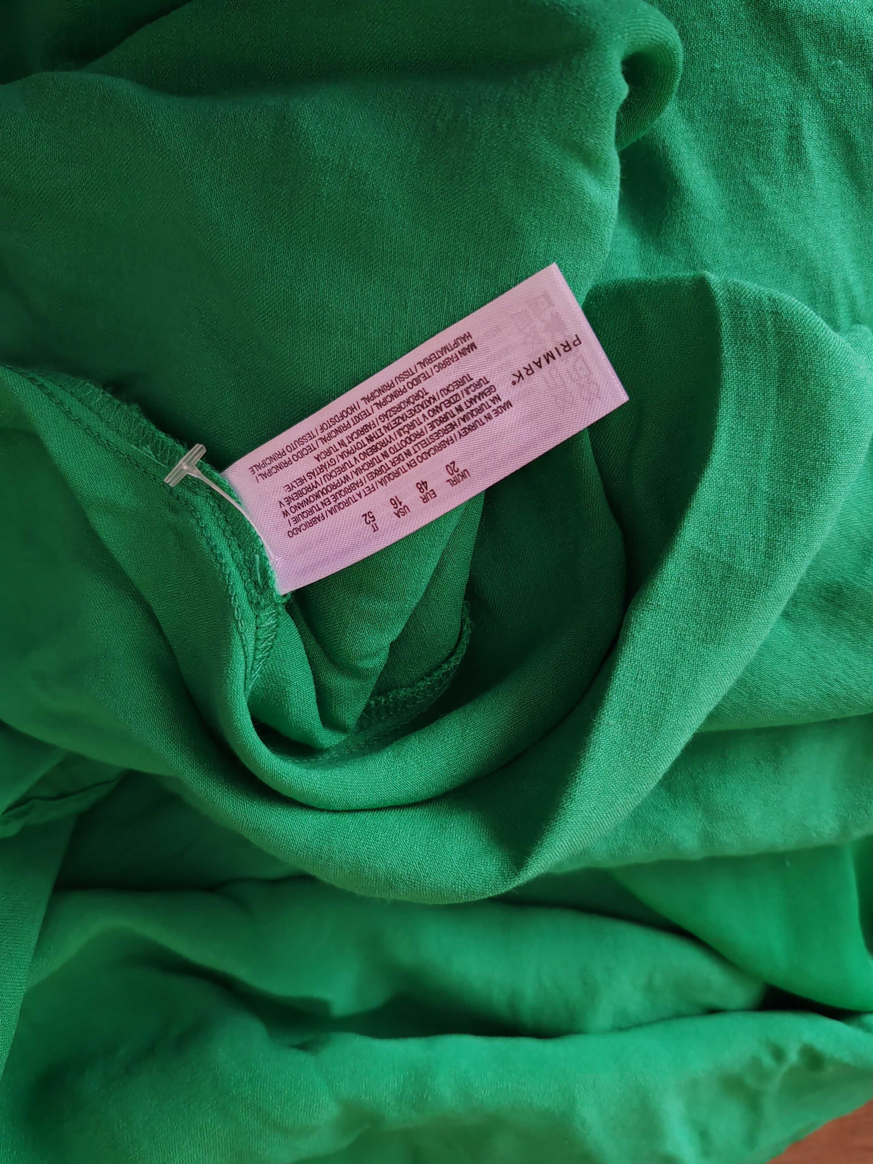 Śliczna koktajlowa mini sukienka Primark rozmiar 48 wiskoza