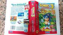 Capa do Jogo Sonic 3 Genesis - Versão USA Americana (Portes Grátis)