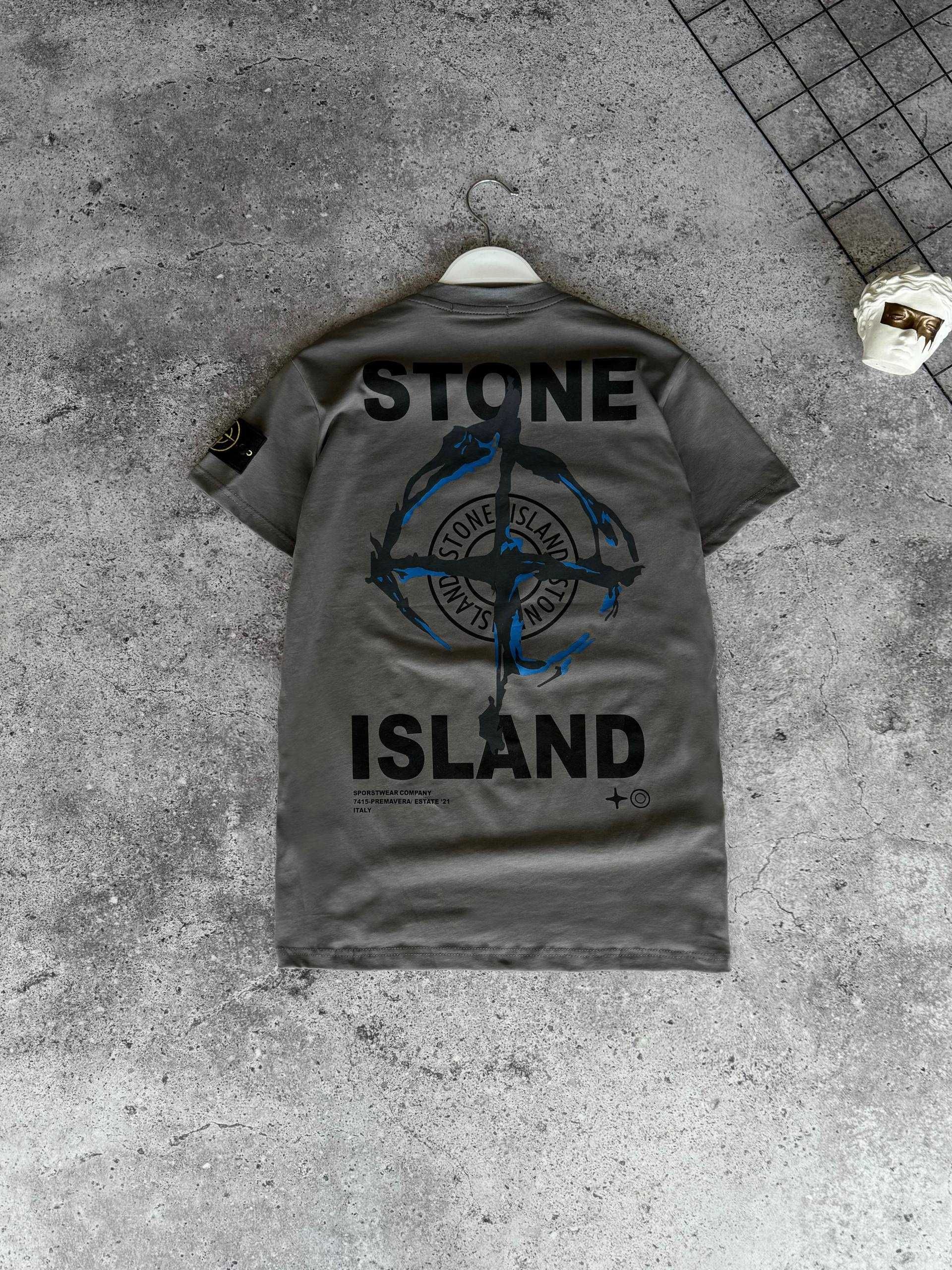 Люкс, 3 Цвета, Футболка Stone Island