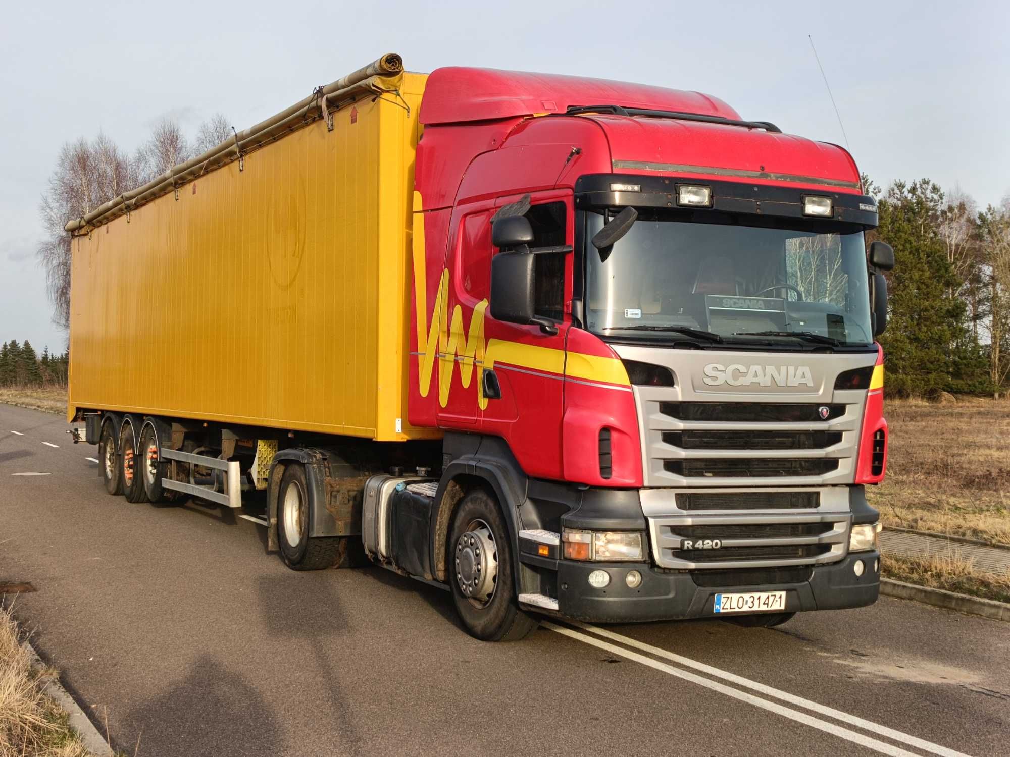 SCANIA r420 4x2 2010r  MANUAL