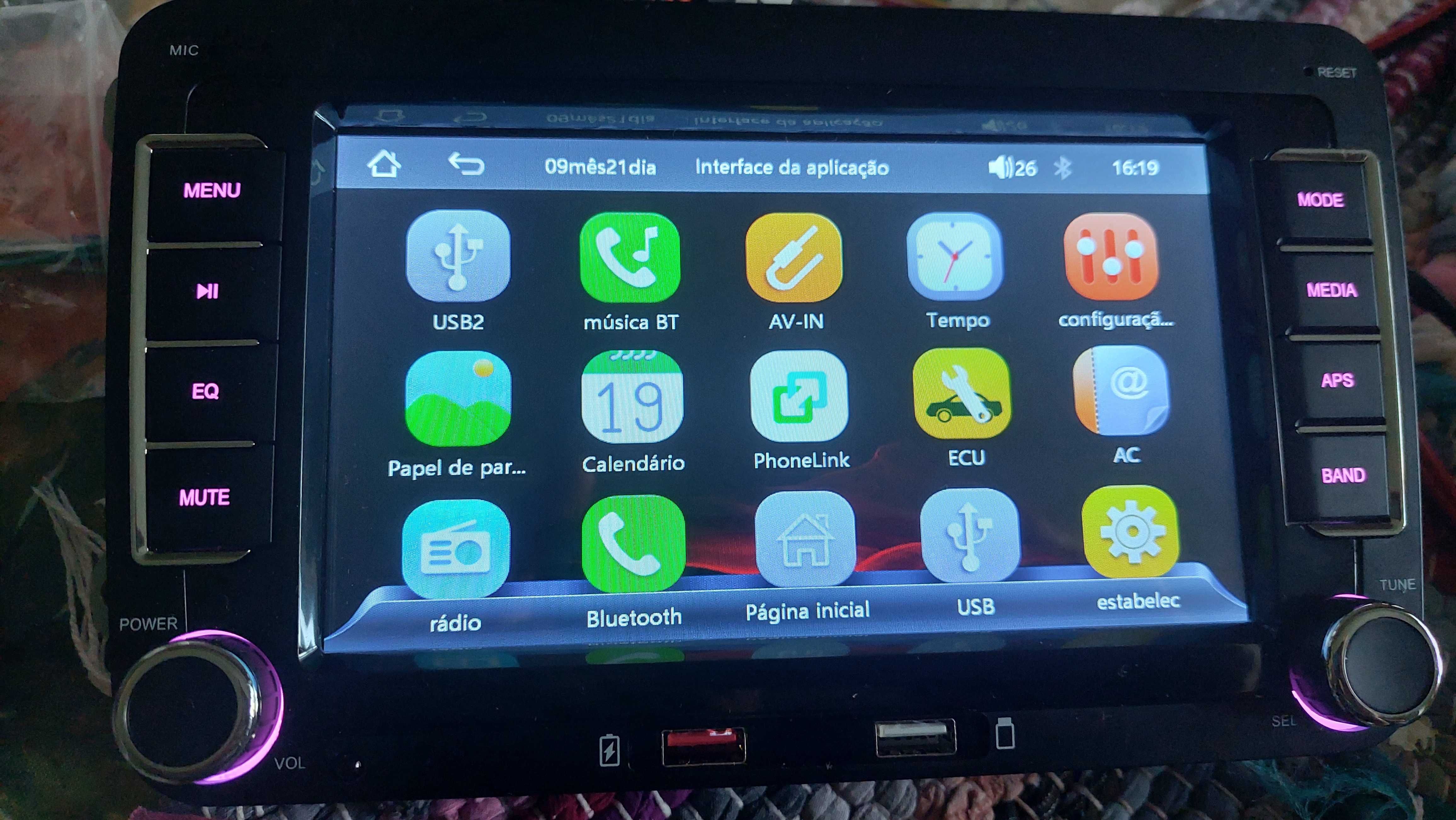 RÁDIO Android Carplay Vw