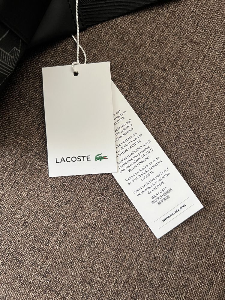 Месенджер Lacoste monogram оригінал нова