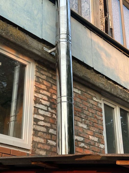 Труба до твердопаливного котла