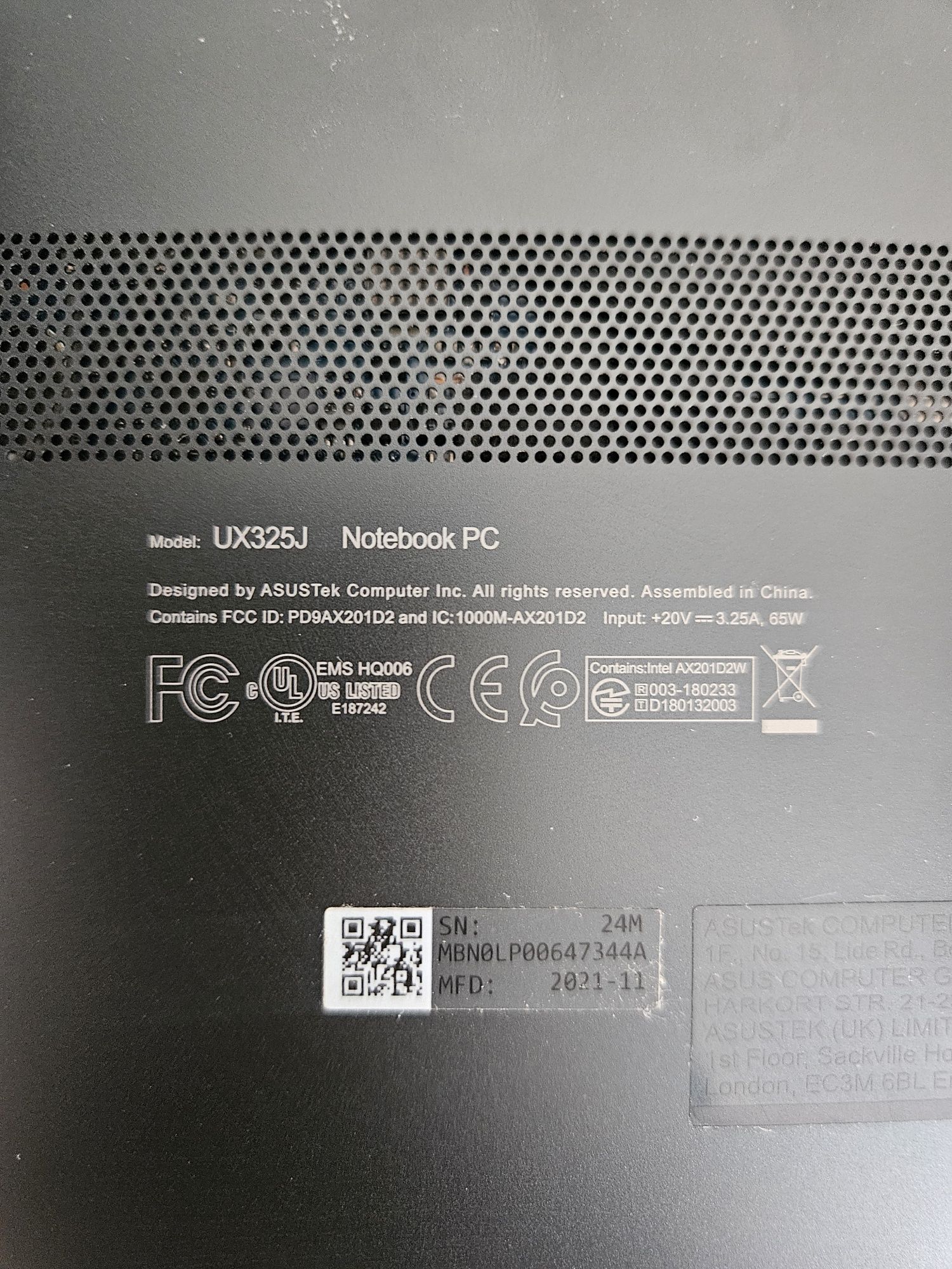 Asus ux325j stan idealny