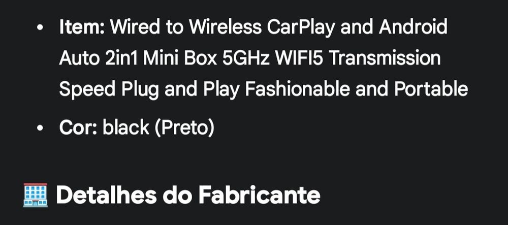 Carplay "Apple&Android plug&play"