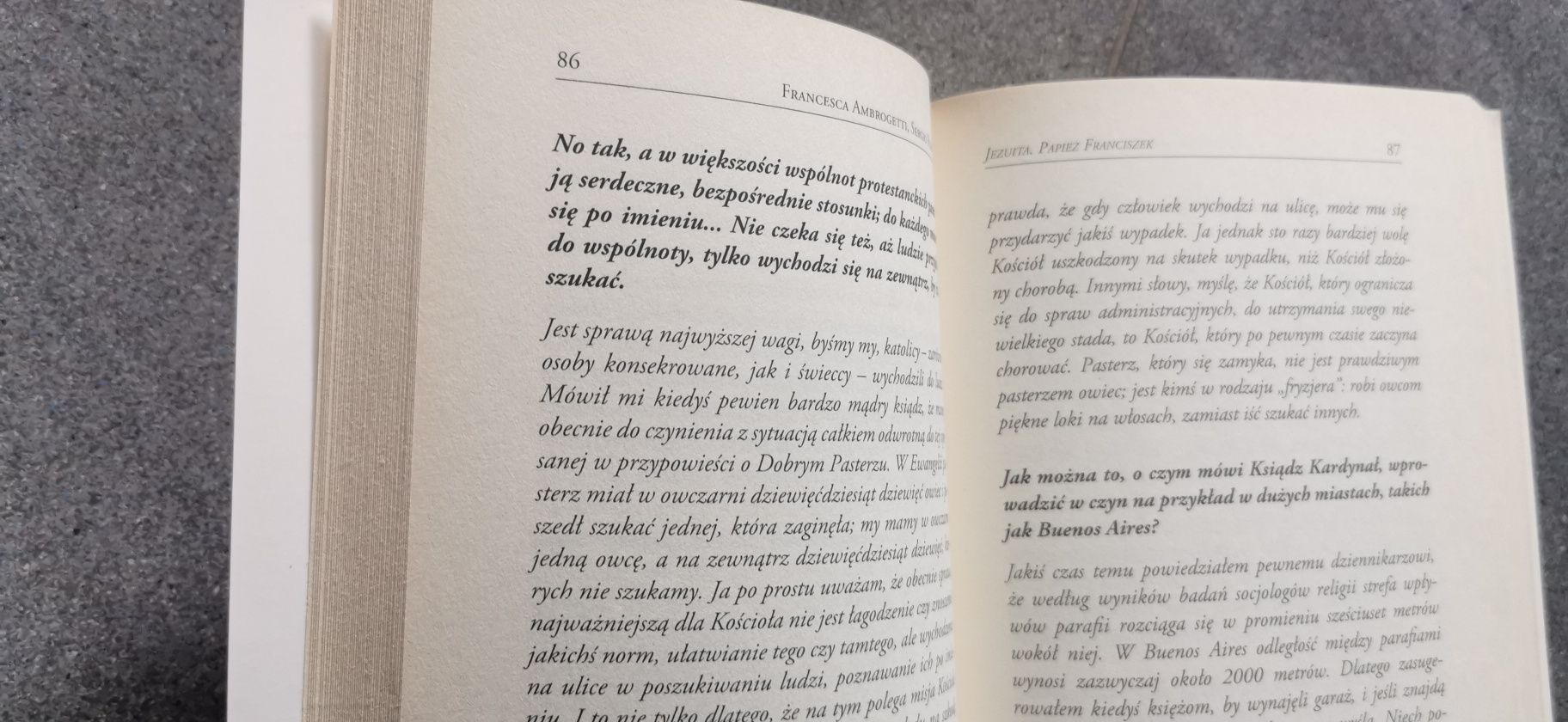 Jezuita Papież Franciszek
 Sergio Rubin Francesca Ambrogetti