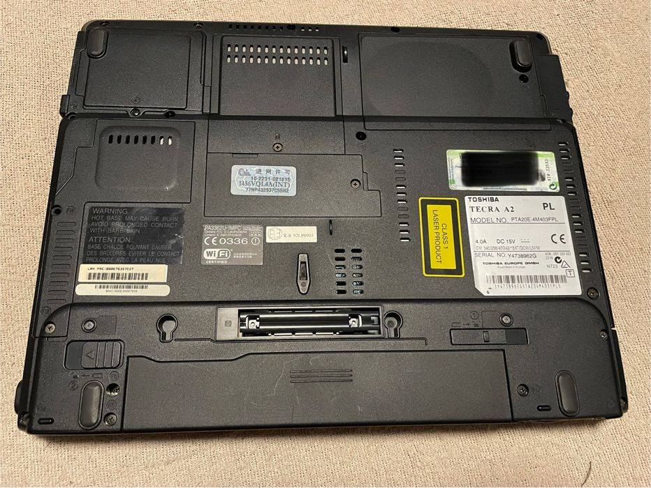 Toshiba, Dynabook TECRA A2 15 " Intel 1,4Ghz, 512Ram, 40GB Okazja!