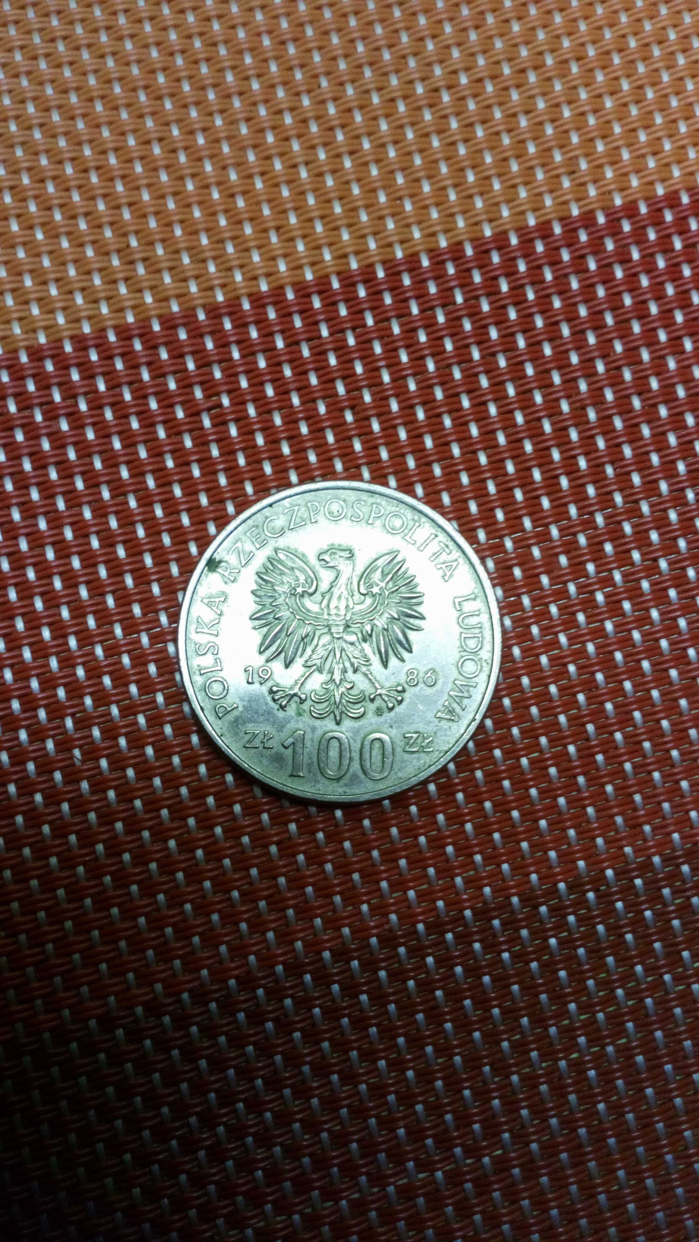 Moneta 100zł Wladyslaw Łokietek z 1986