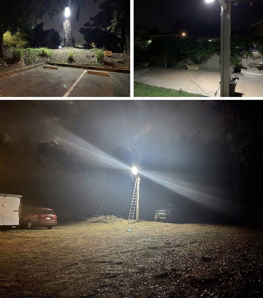 Lampa Solarna Uliczna z Czujnikiem Ruchu i zmierzchu Led Zewnętrzna