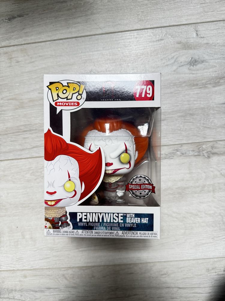 funko pop pennywise with beaver hat 779