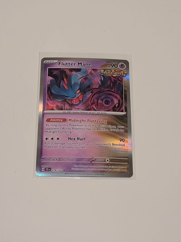 Karta Koraidon Ex 120/162 Flutter Mane 078/162, Slaking
