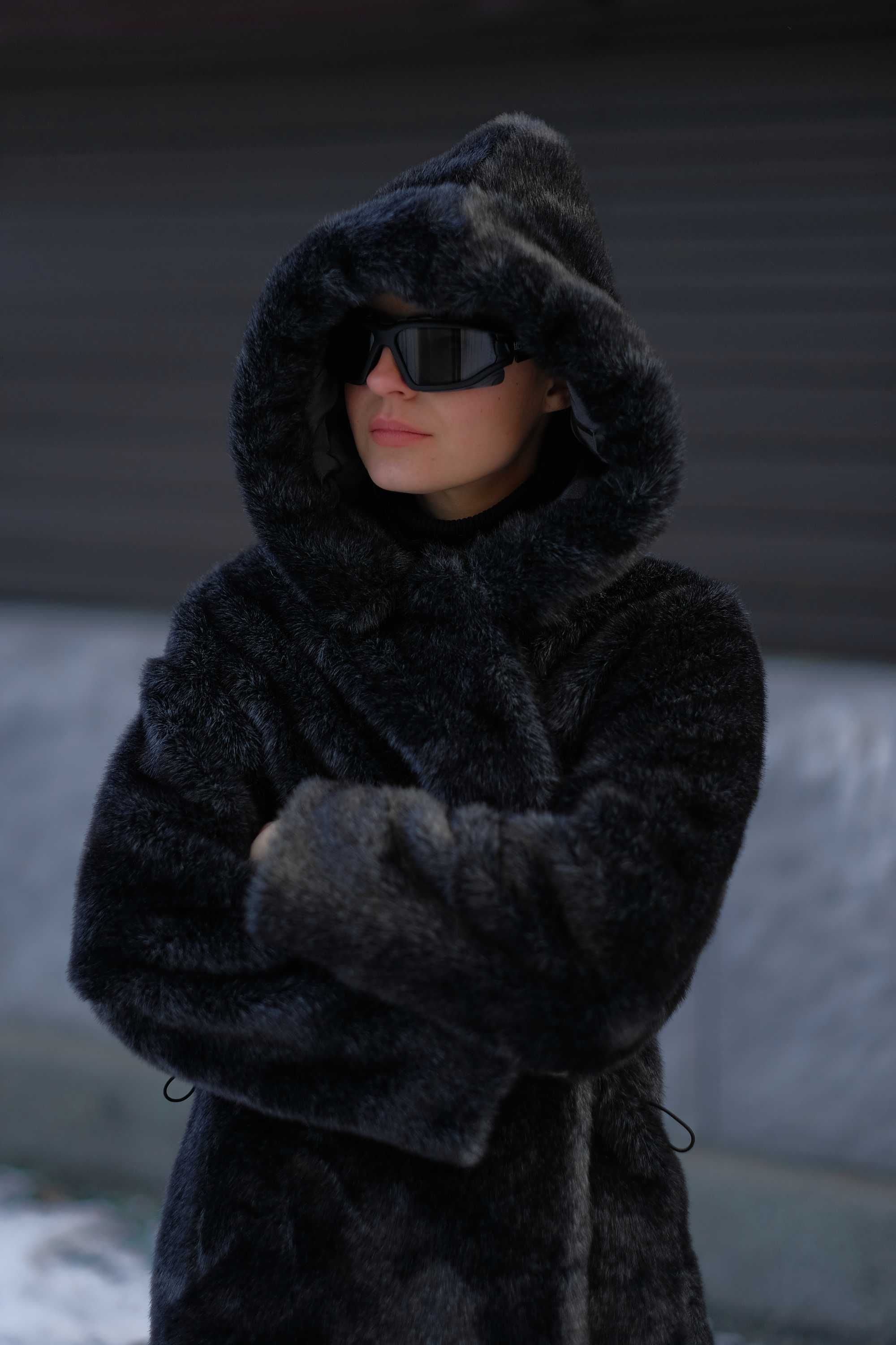 Еко шуба, японське хутро, міді максі, custom-made