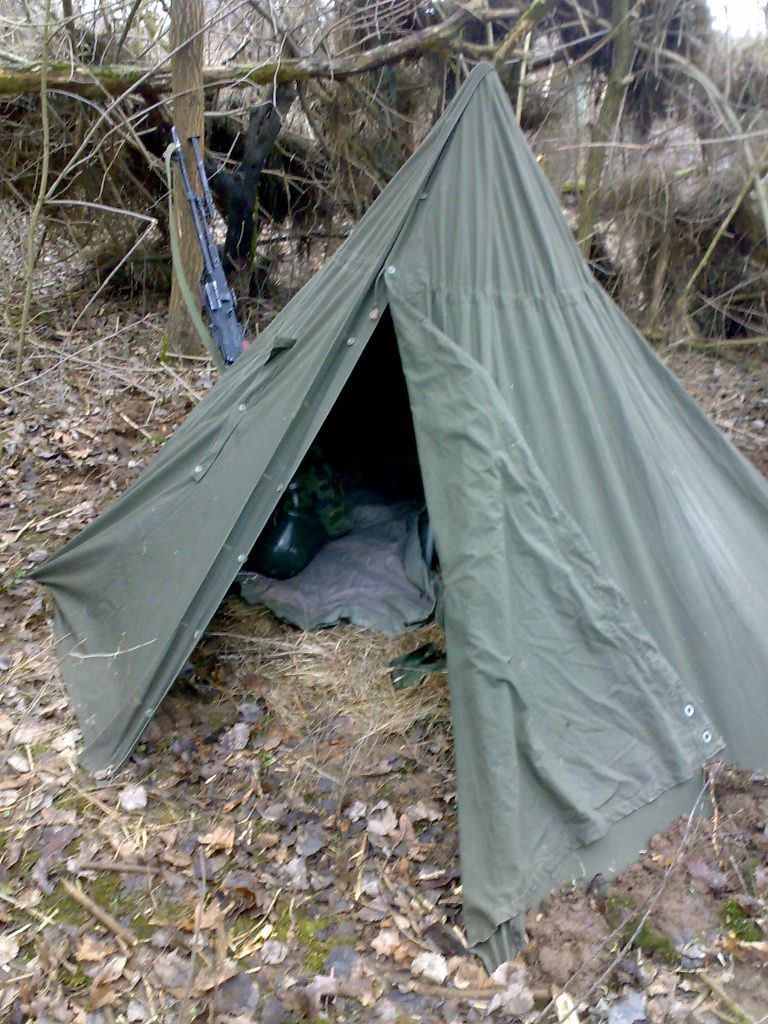 Pałatka wojskowa  Tent Teepee Lavvu Poncho Polish Army Tent