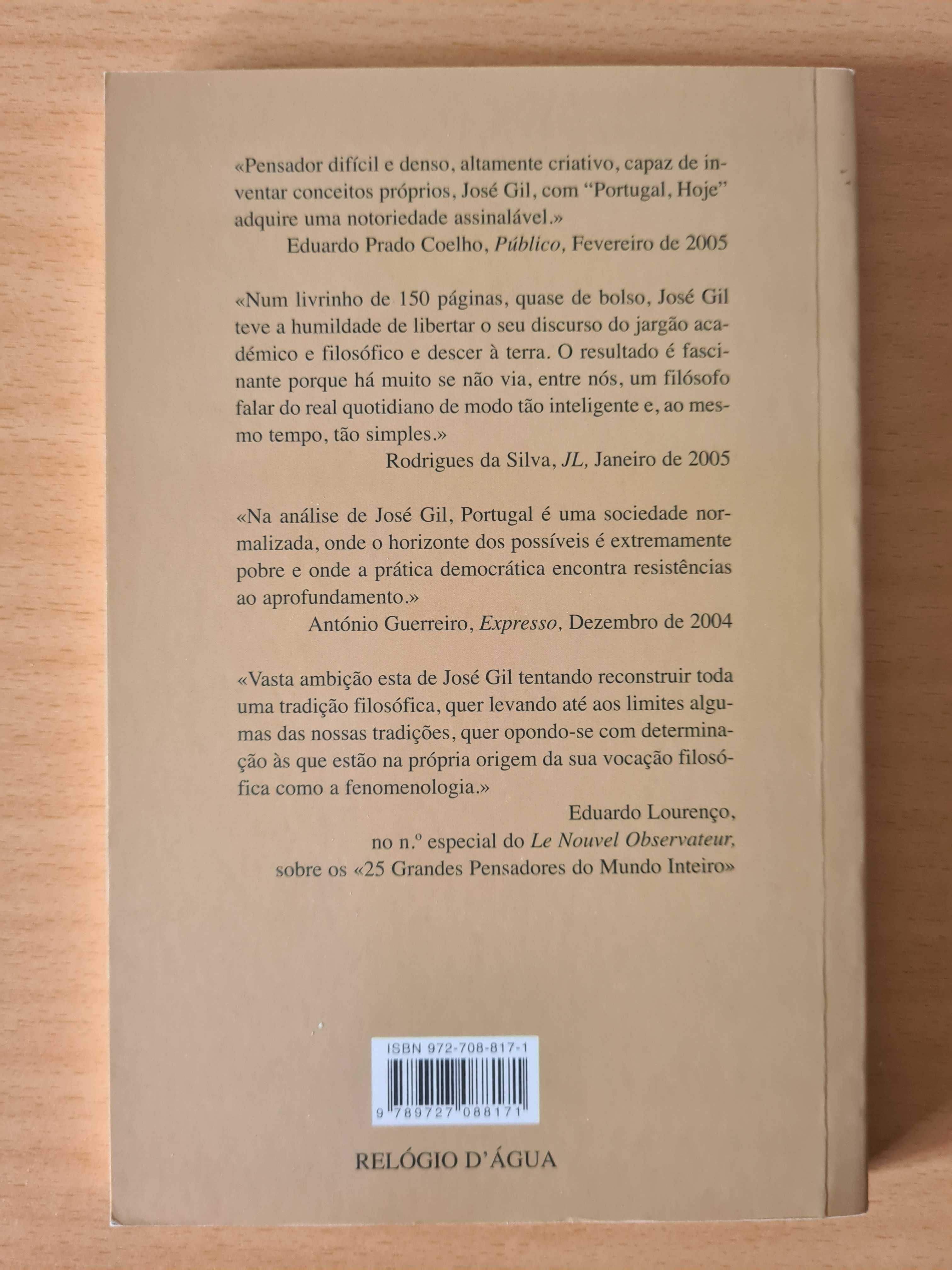 Livro "Portugal, Hoje - O Medo de Existir" de José Gil