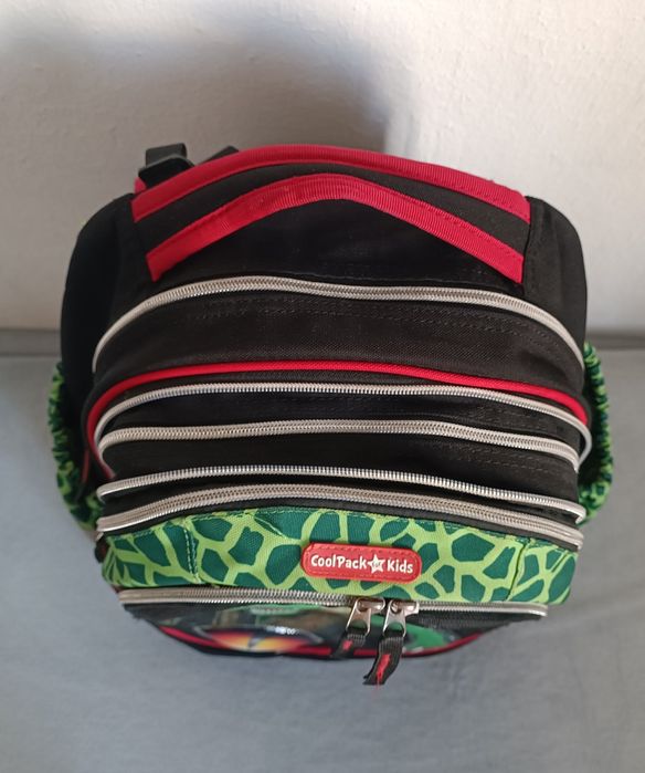 Ранець для хлопчика. Рюкзак школьный CoolPack, T-Rex + расширение