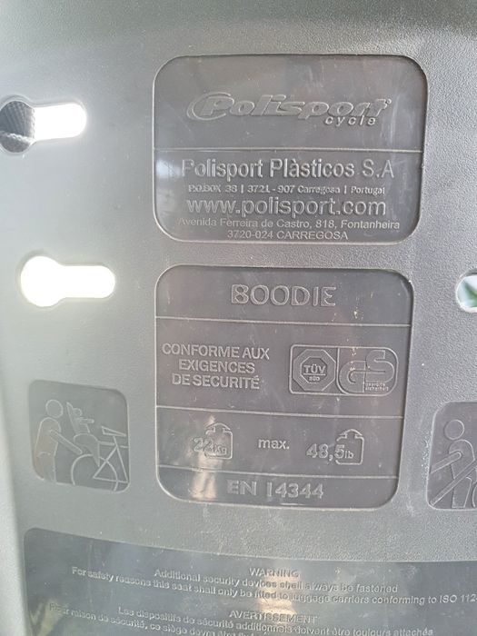 Fotelik rower rowerowy dla dziecka dzieci do 22kg