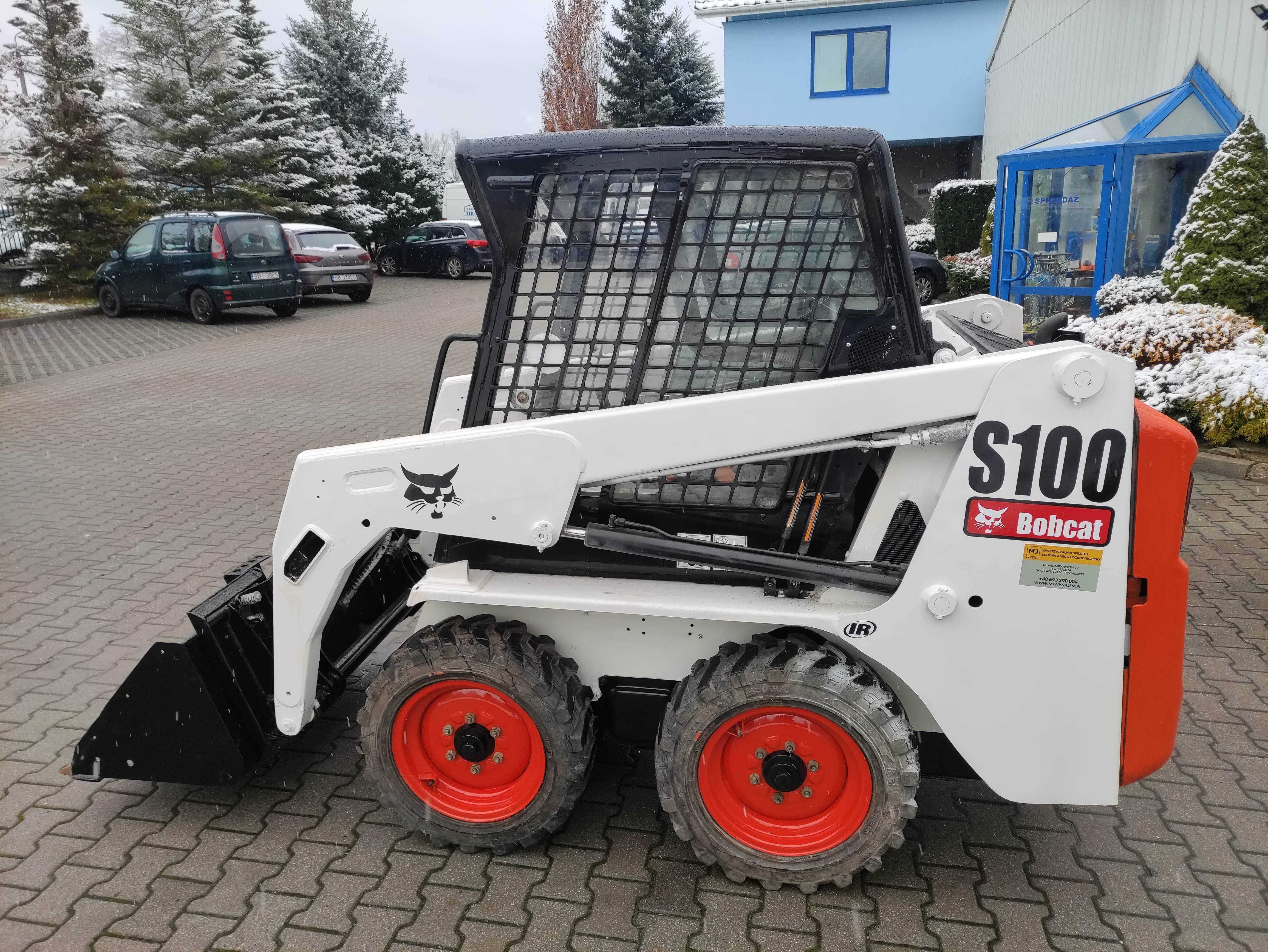 Miniładowarka Bobcat S100 - wynajem okolice Bielska