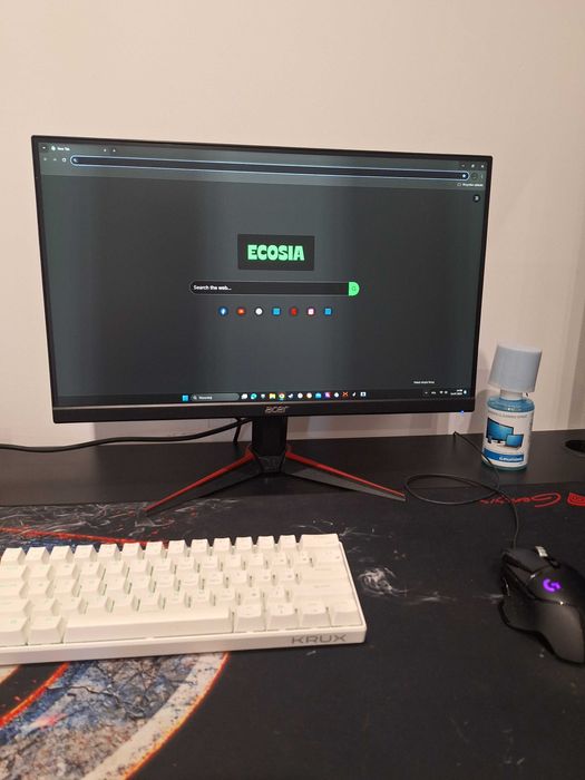 Komputer do gier zestaw i5-11400F/6500xt/16gb/monitor/klawiatura/mysz
