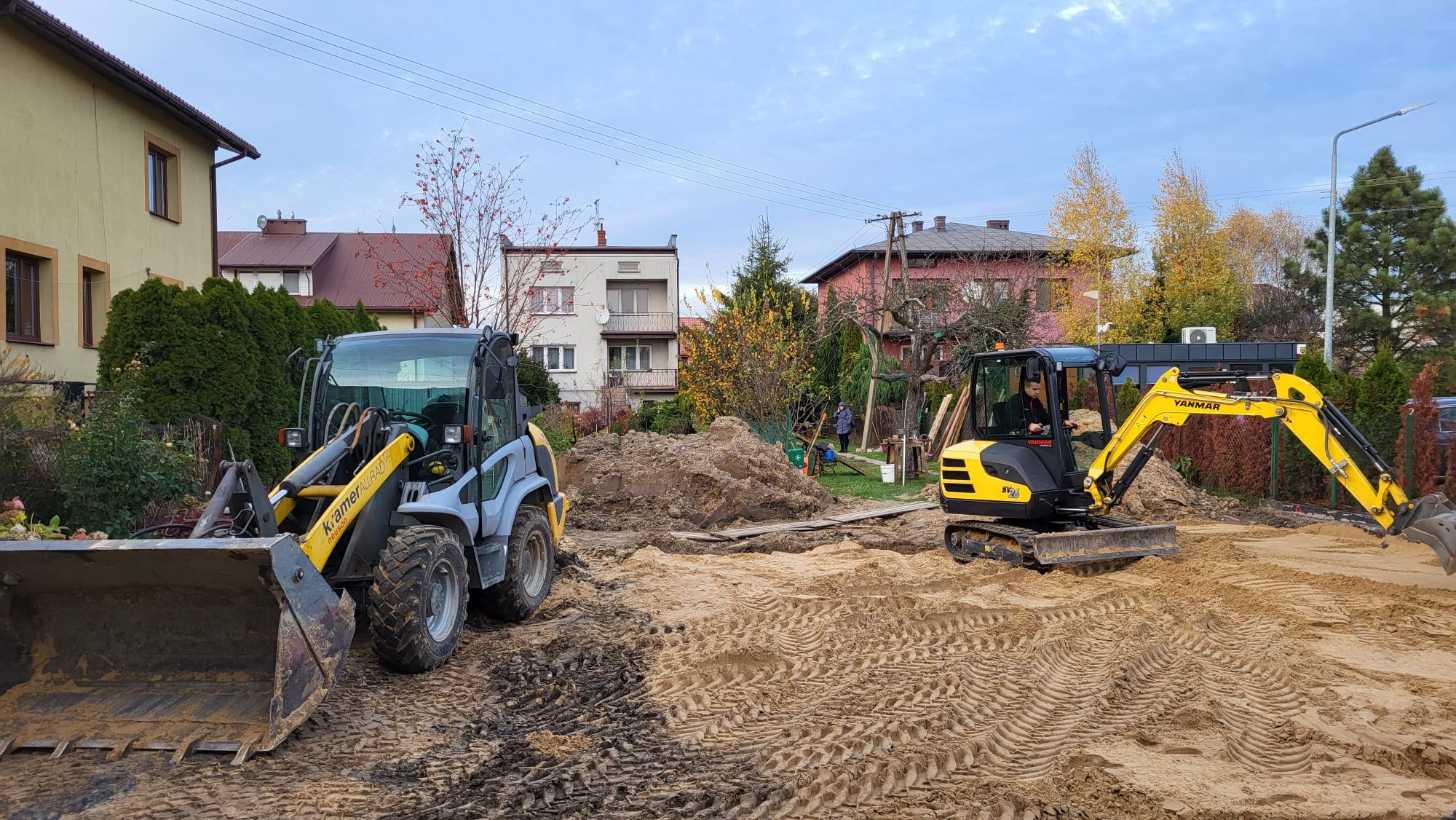 Przygotowanie pod trawnik wymiana gruntu  Józefów Wawer Otwock Karczew