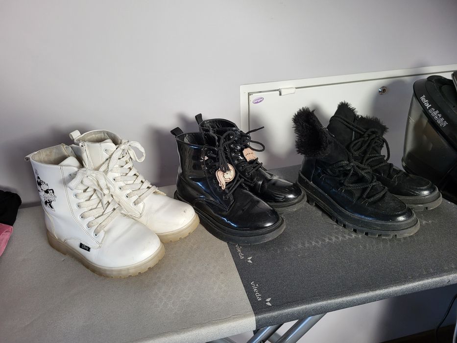 Buty jesień-zima dla dziewczynki 34