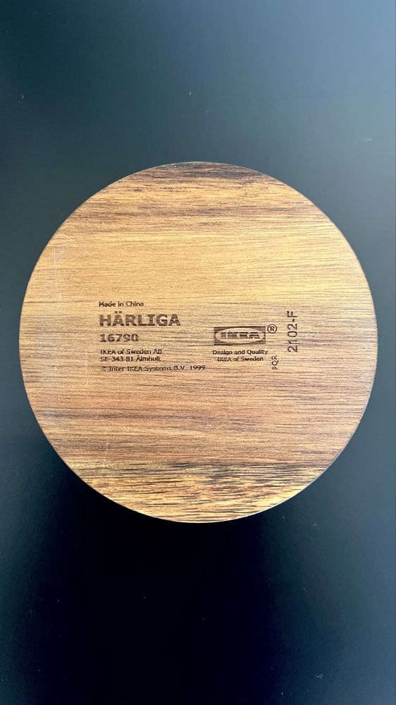 COMPRO Campanula vidro base madeira Ikea Harliga