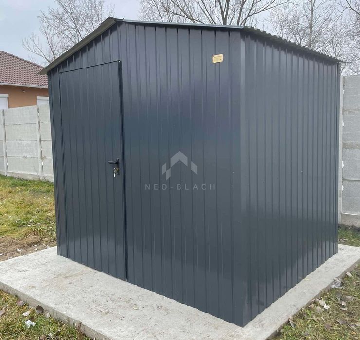 Schowek Domek Ogrodowy 2,5X2M Drzwi Okno Dach Dwuspadowy  Nb437