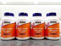 Now Foods, Apple Cider Vinegar 450 мг (180 капс.), яблочный уксус