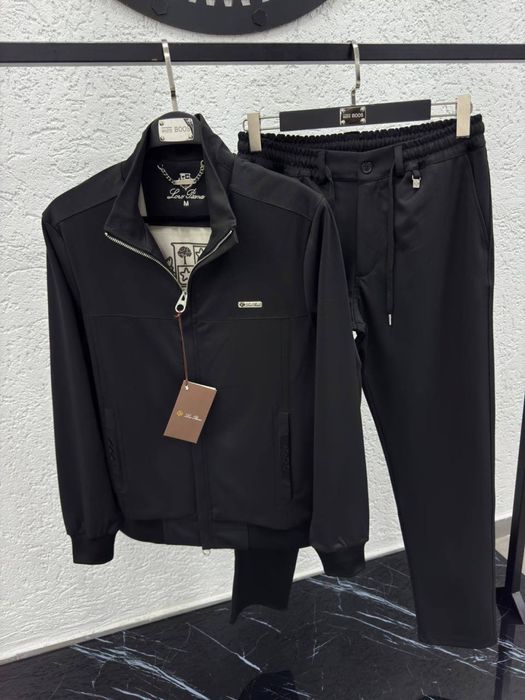 Спортивний костюм Loro Piana чорний чоловічий костюм лоро ріана чорний