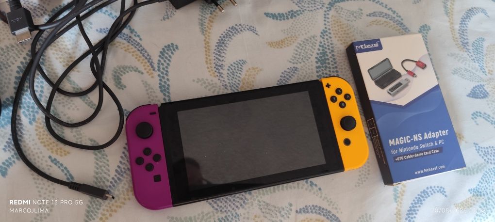 Nintendo switch com 7 jogos