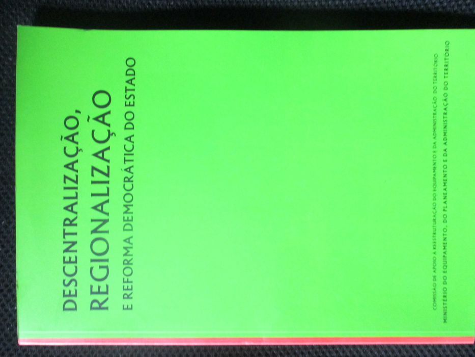 Descentralização, Regionalização e Reforma Democrática do Estado