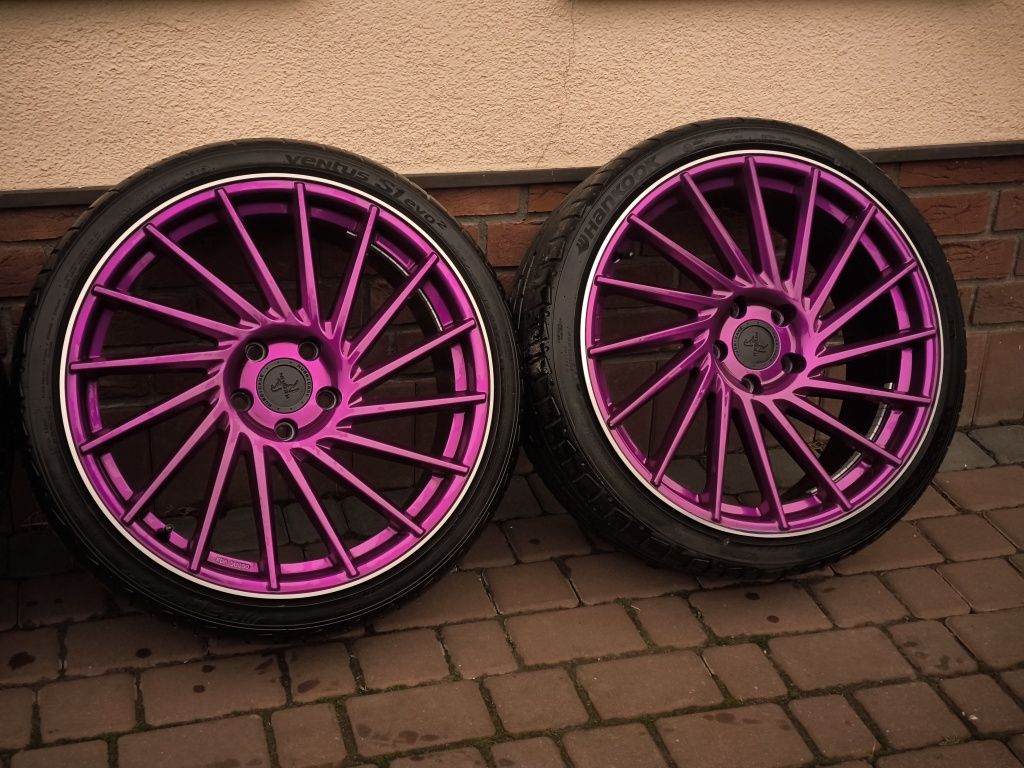 →Felg+opony Keskin KT17 19x8,5 5x112 ET45 Motec oz bbs Japan racing