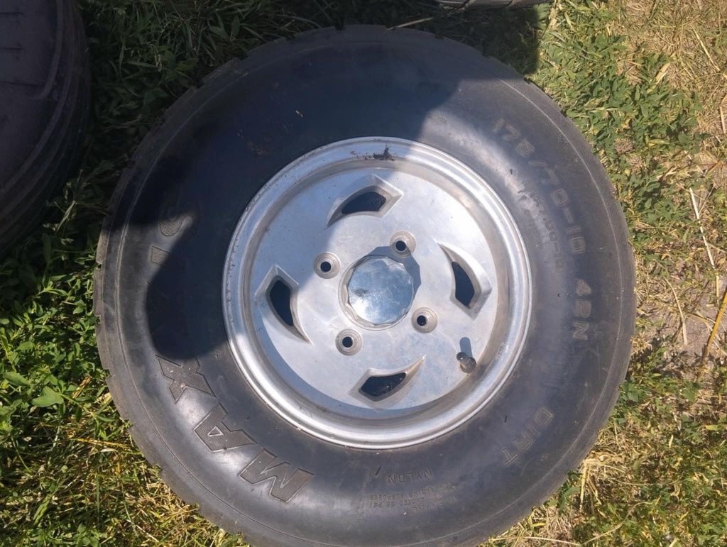 Koła quad 10" 4x110 opony szosowe