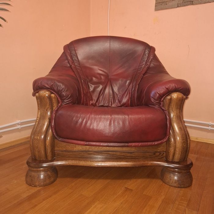 Комплект/поштучно шкіряних диванів преміум якості