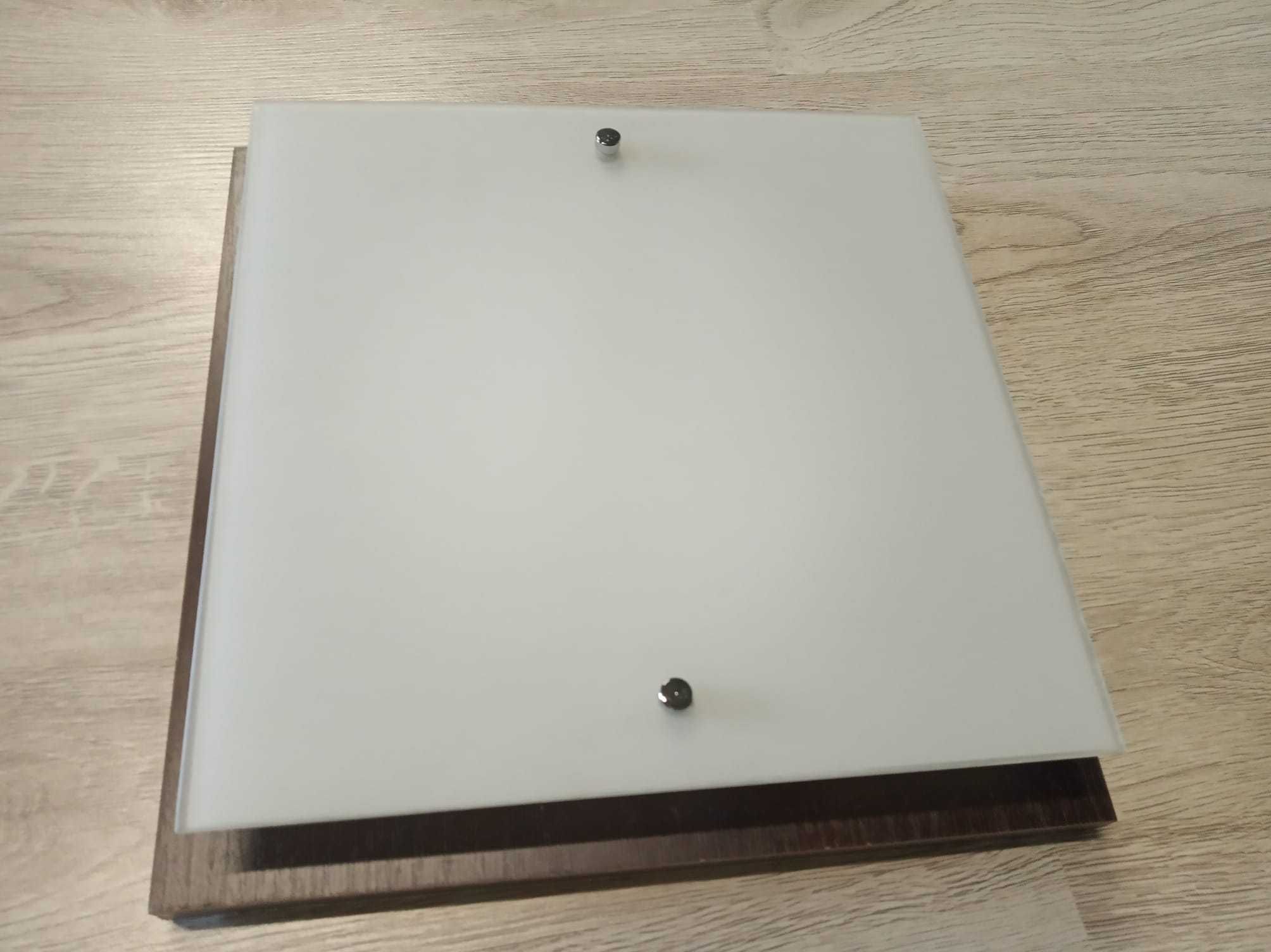 Plafon marki Lampex z kolekcji Vetro D31 Wenge 2 szt