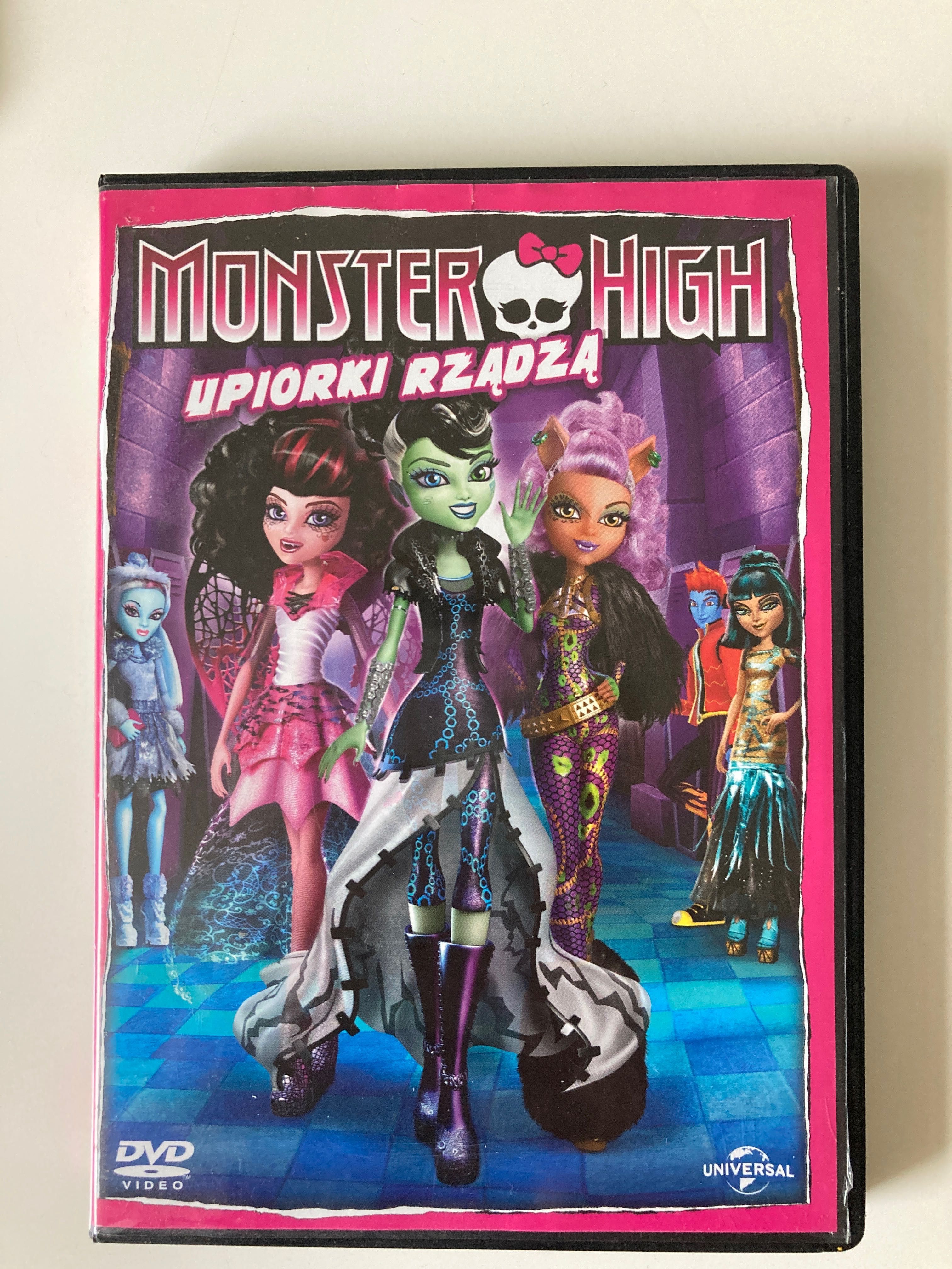 Płyta Monster High bajki DVD Monster High zestaw