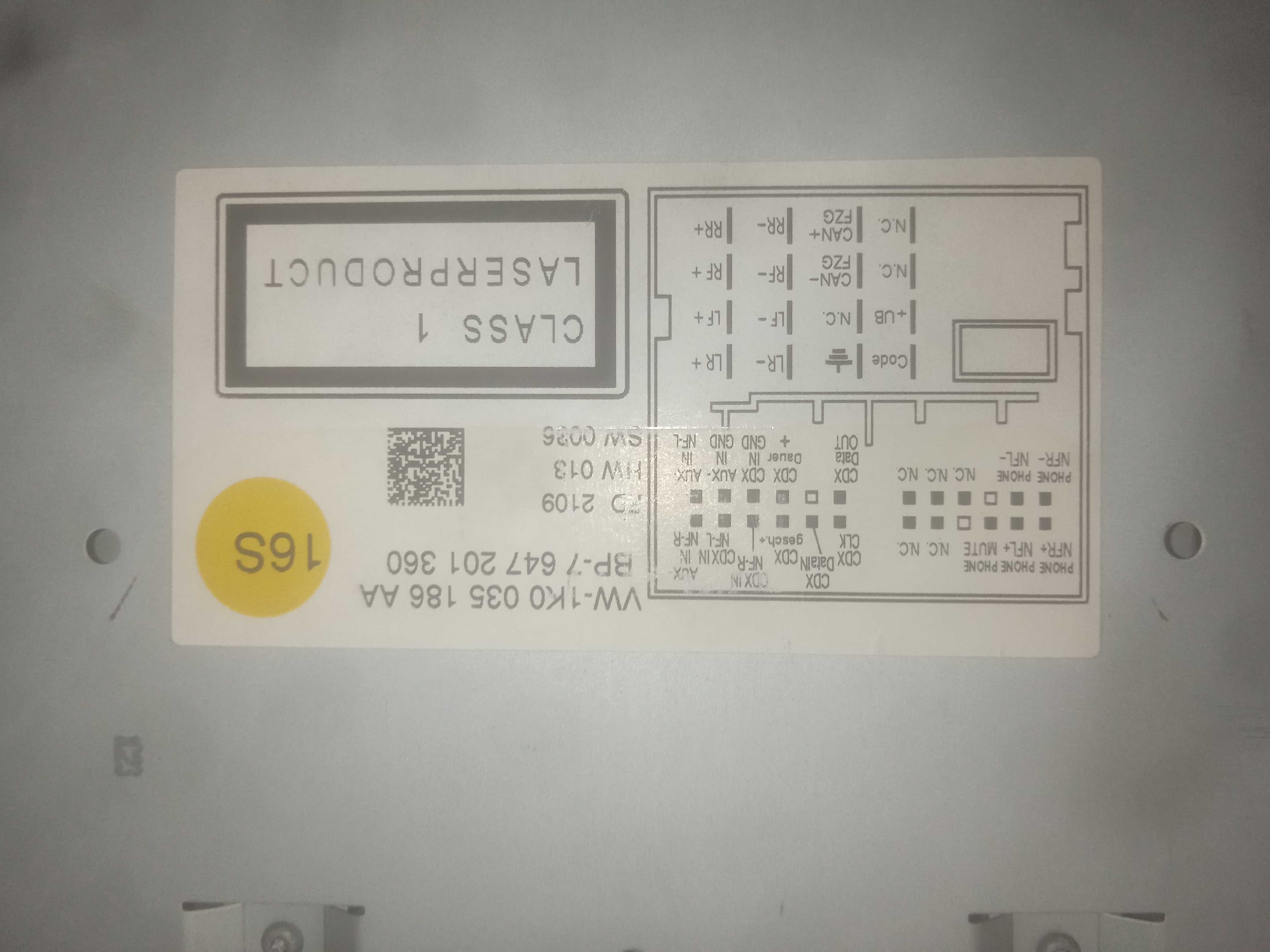 Rádio para golf 6 TDI