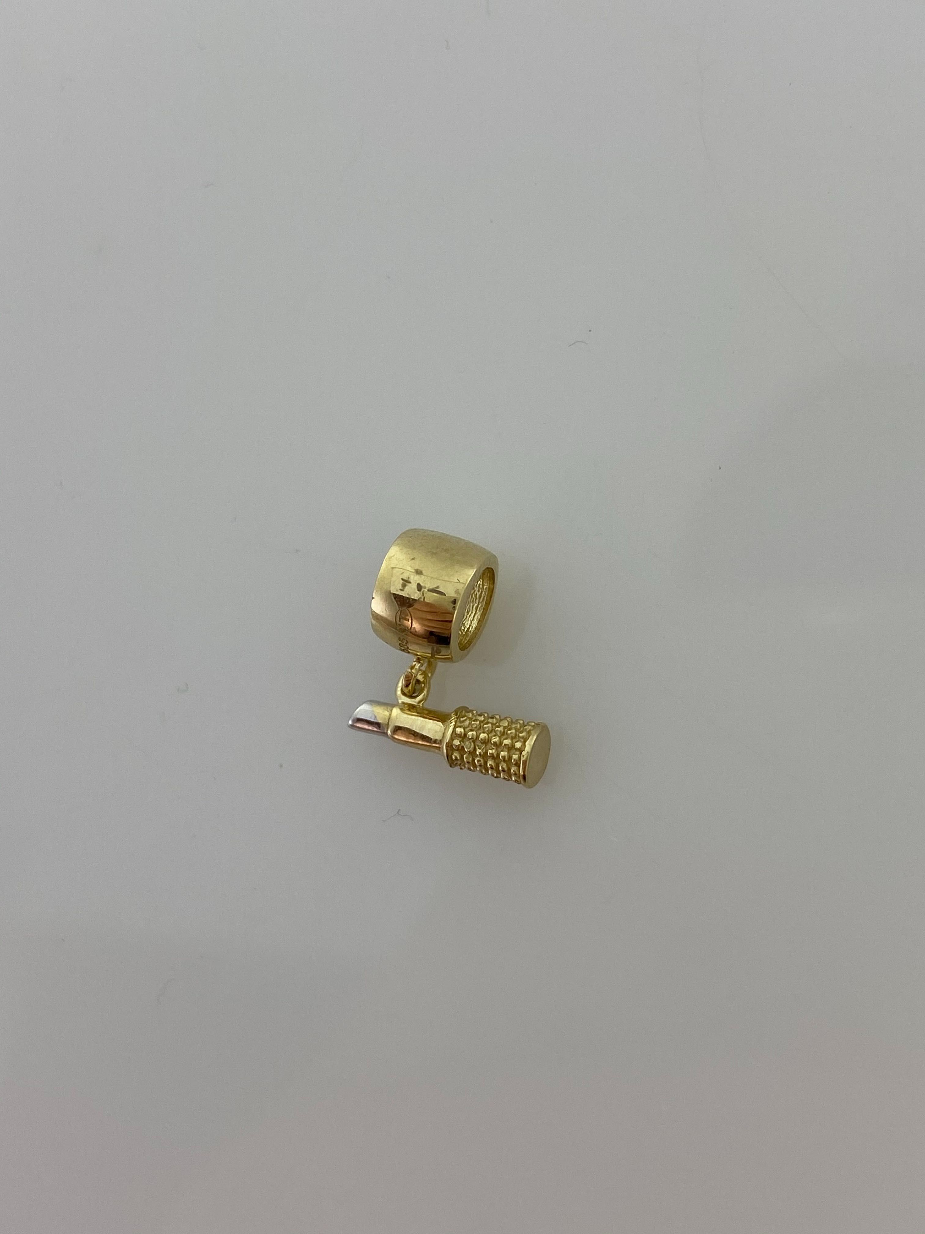 Złoty element charms na bransoletkę Pandora, Próba 585. Nowy (504)