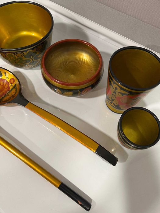 Хохлома декор розпис по дереву СРСР