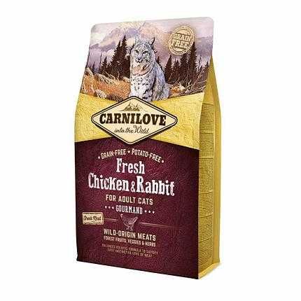 Корм Carnilove Chicken & Rabbit Gourmand (курица+кролик) 2 кг і 6 кг