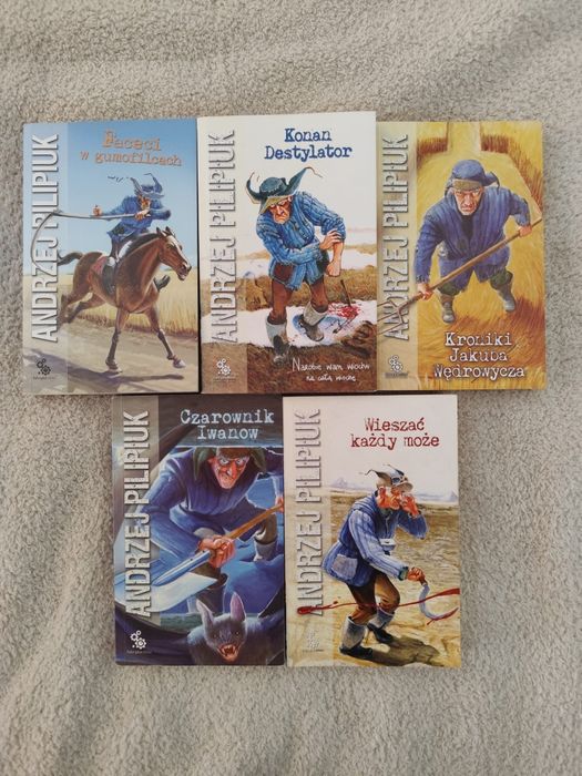 5 książek z serii Jakuba Wędrowycza Andrzej Pilipiuk