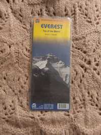 Everest mapa top ef the world