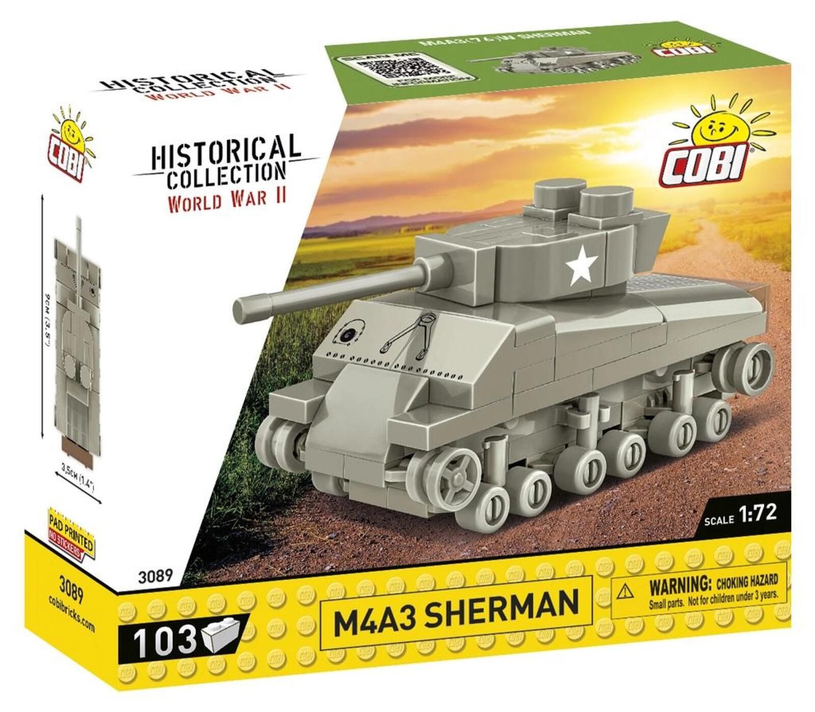 Historical Collection M4 Sherman pudełko,139x173 mm