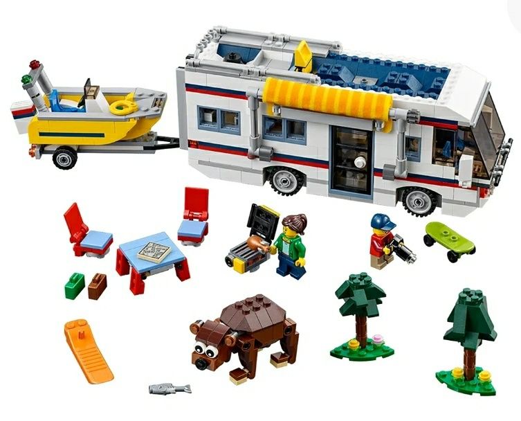 Lego Autocaravana / barco / casa campo 31052